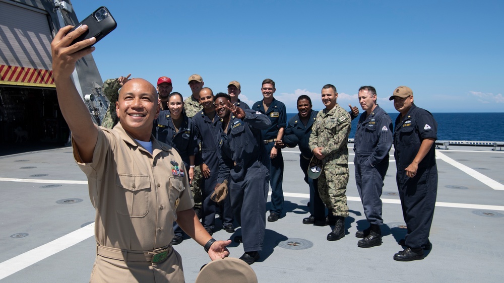 Master Chief Pinning Ceremony aboard USS Coronado (LCS 4)