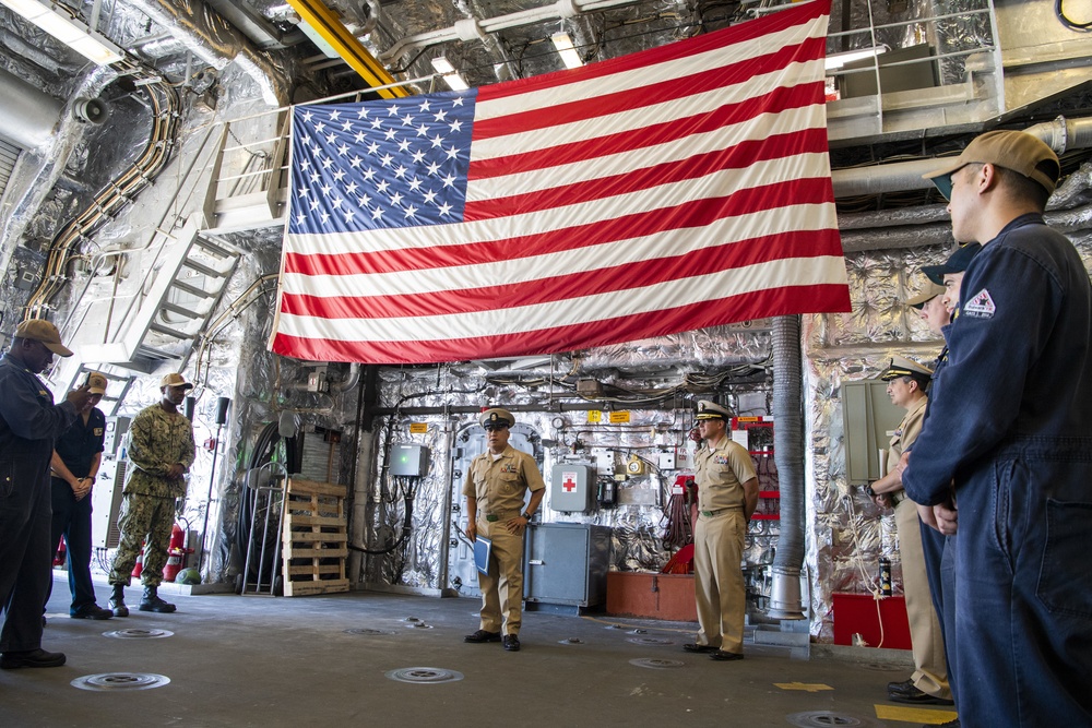 Master Chief Pinning Ceremony aboard USS Coronado (LCS 4)