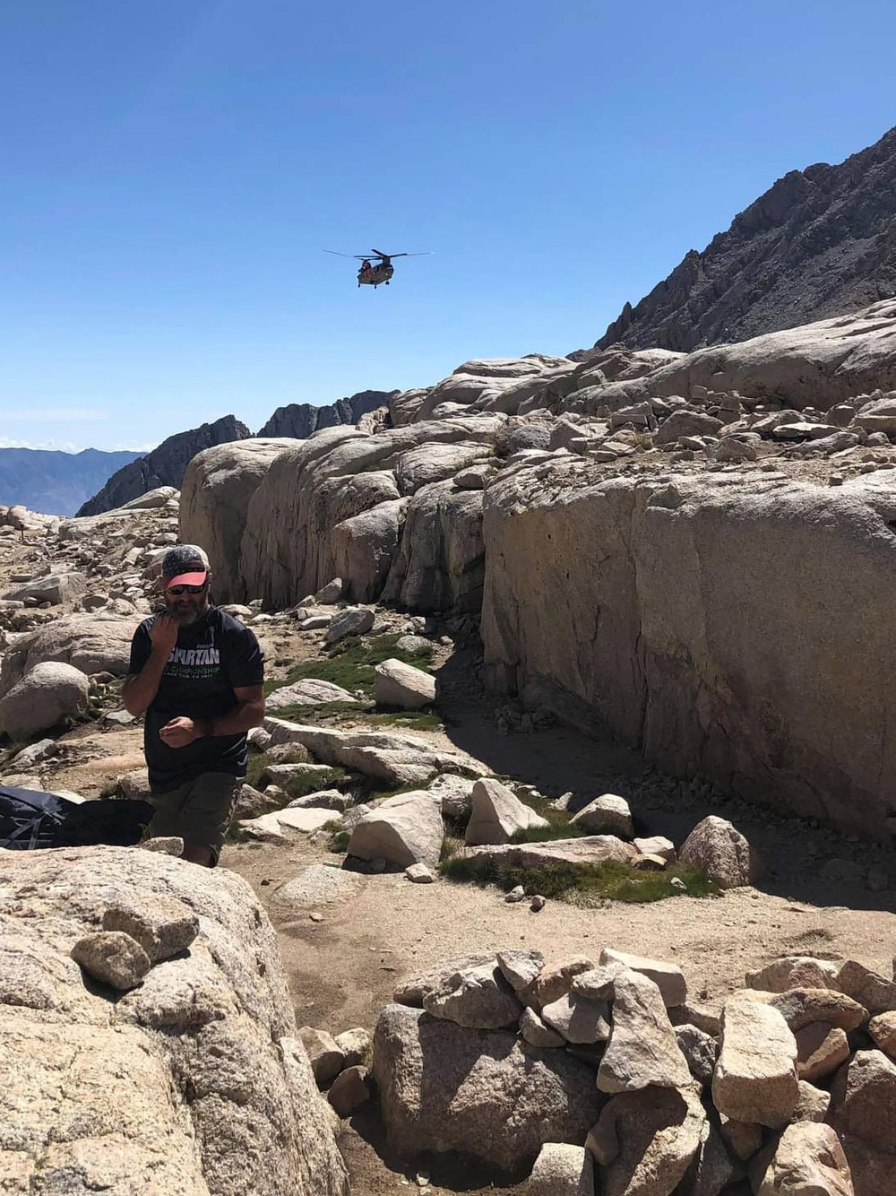 Chinook crew rescues three from Mt. Whitney