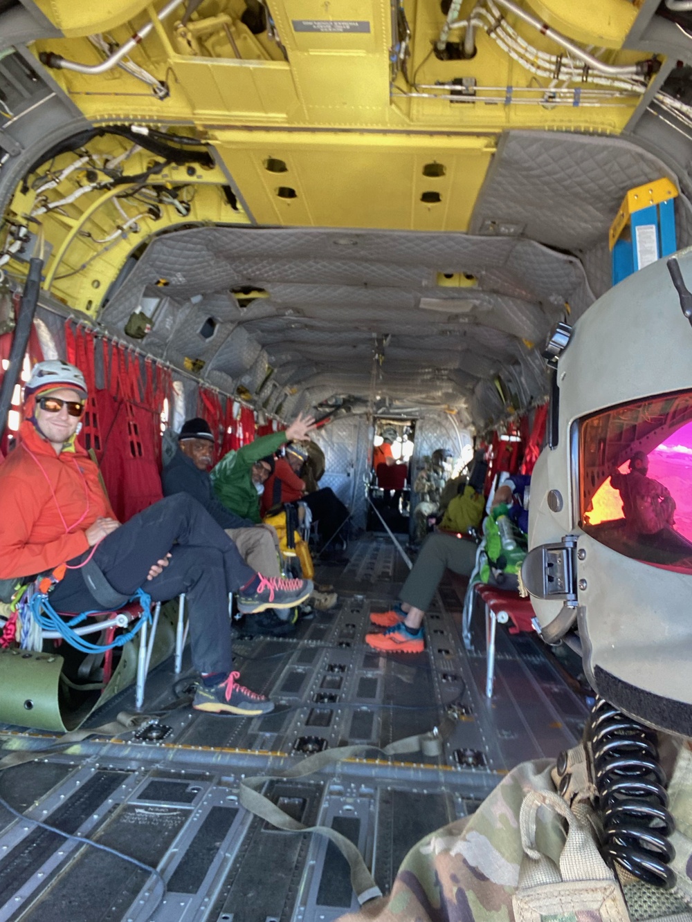 Chinook crew rescues three from Mt. Whitney