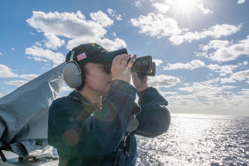 USS New Orleans Navigates Hydrographer's Passage