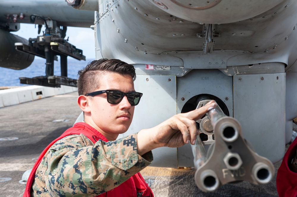 Maintenance Aboard USS New Orleans in the Coral Sea 2021