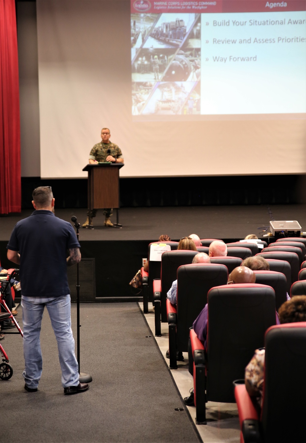 U.S. Marine Corps Logistics Commands’ 2-star Commanding General Holds Coast-to-Coast Town Halls