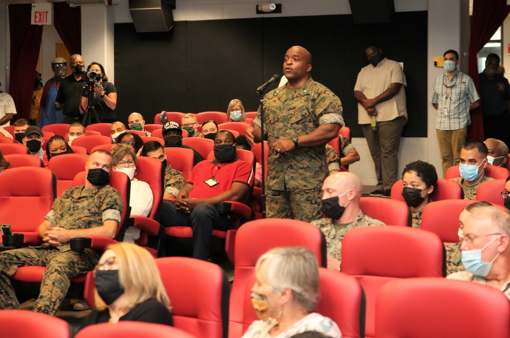 U.S. Marine Corps Logistics Commands’ 2-star Commanding General Holds Coast-to-Coast Town Halls