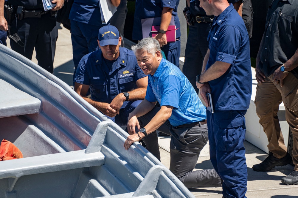 Coast Guard breaks ground on new cutter support facility at Base Los Angeles/Long Beach