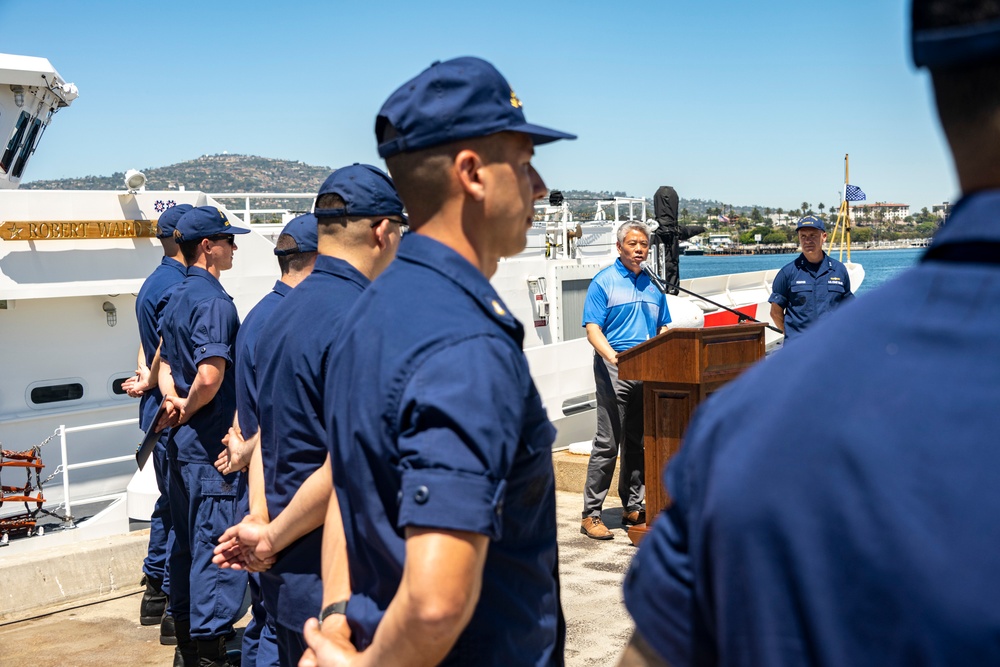 Coast Guard breaks ground on new cutter support facility at Base Los Angeles/Long Beach