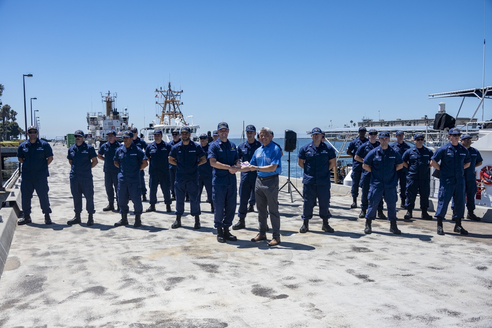 Coast Guard breaks ground on new cutter support facility at Base Los Angeles/Long Beach