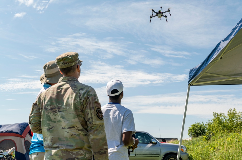 RPA crew members judge UAS competition for STEM
