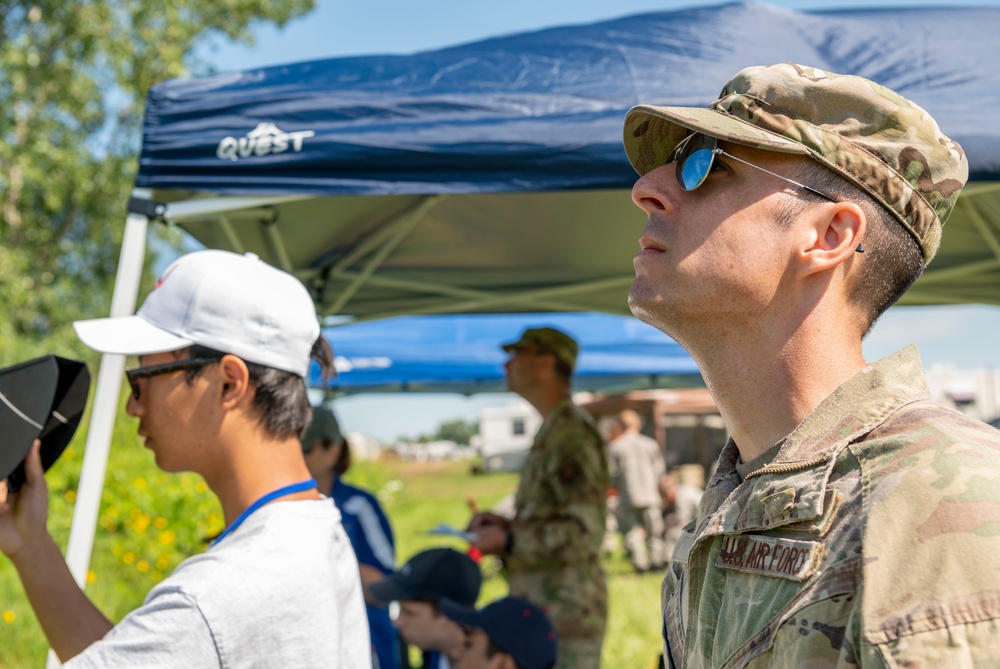RPA crew members judge UAS competition for STEM