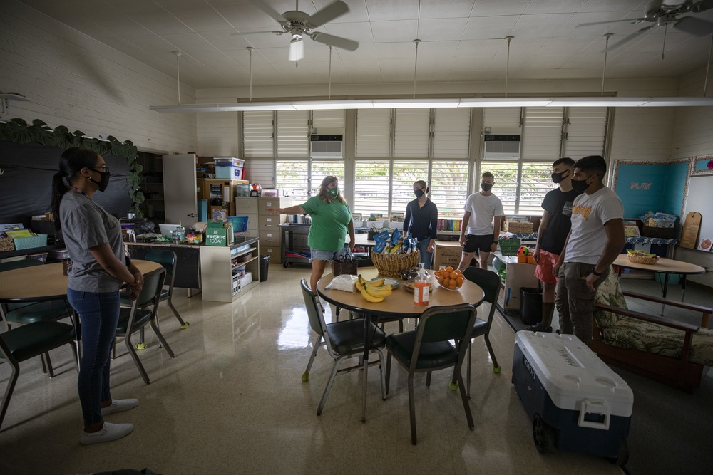 HQBN Back to School Set Up, Kailua Elementary School