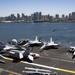 Sailors Aboard USS Carl Vinson (CVN 70) Man The Rails