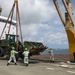 U.S. Army 835th Transportation Battalion and U.S. Navy Seabees with NMCB-5 transport civil engineer support equipment to Papua New Guinea