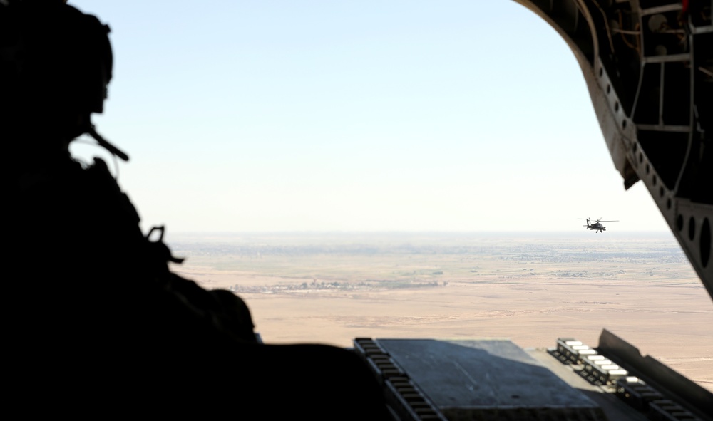 Task Force Phoenix conducts Battle Field circulation in Area of Operations