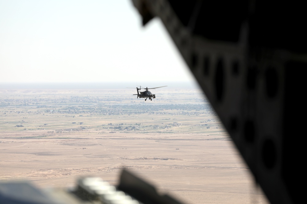 Task Force Phoenix conducts Battle Field circulation in Area of Operations