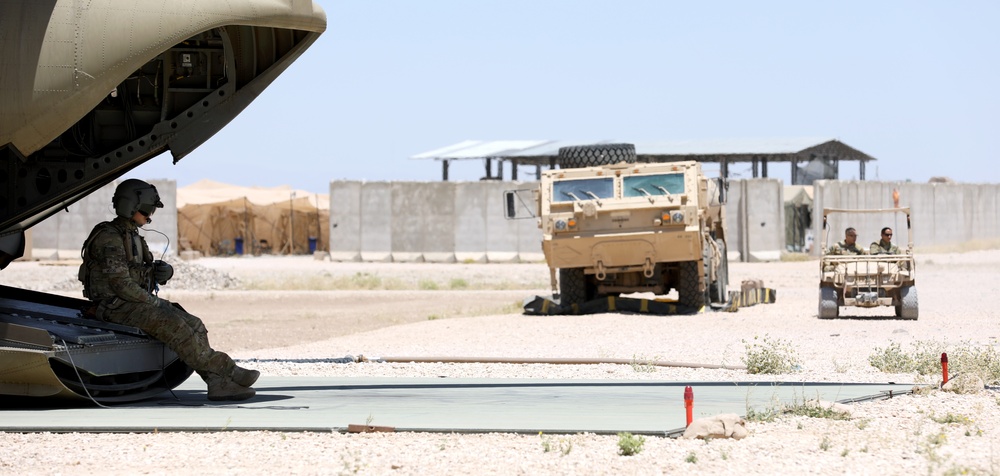 Task Force Phoenix conducts Battle Field circulation in Area of Operations