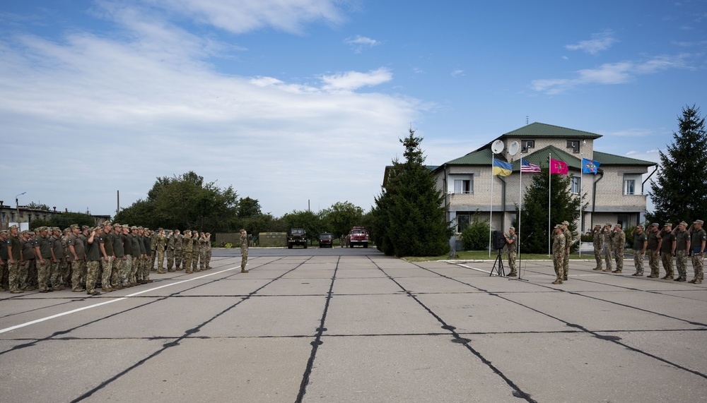 352 Special Operations Wing, Ukraine Air Force and Ukraine Special Operations Command hold an opening ceremony beginning a month of interoperability training events