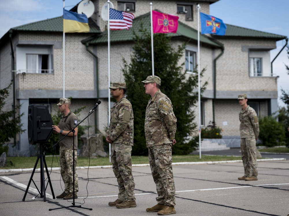 352 Special Operations Wing, Ukraine Air Force and Ukraine Special Operations Command hold an opening ceremony beginning a month of interoperability training events