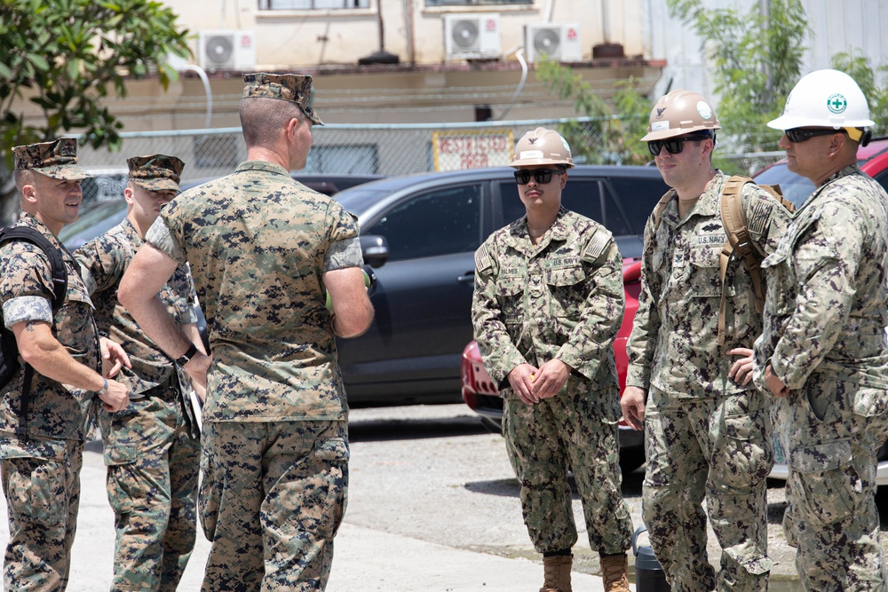 Task Force Koa Moana Marines survey the Commercial Seaport of Palau