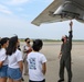 Misawa City Students Tour P-8A Poseidon