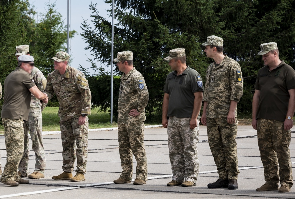 352 Special Operations Wing and Ukrainian Special Operations Forces hold an opening ceremony beginning a month of interoperability training events