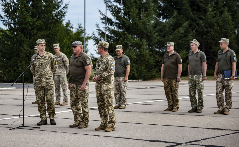 352 Special Operations Wing and Ukrainian Special Operations Forces hold an opening ceremony beginning a month of interoperability training events