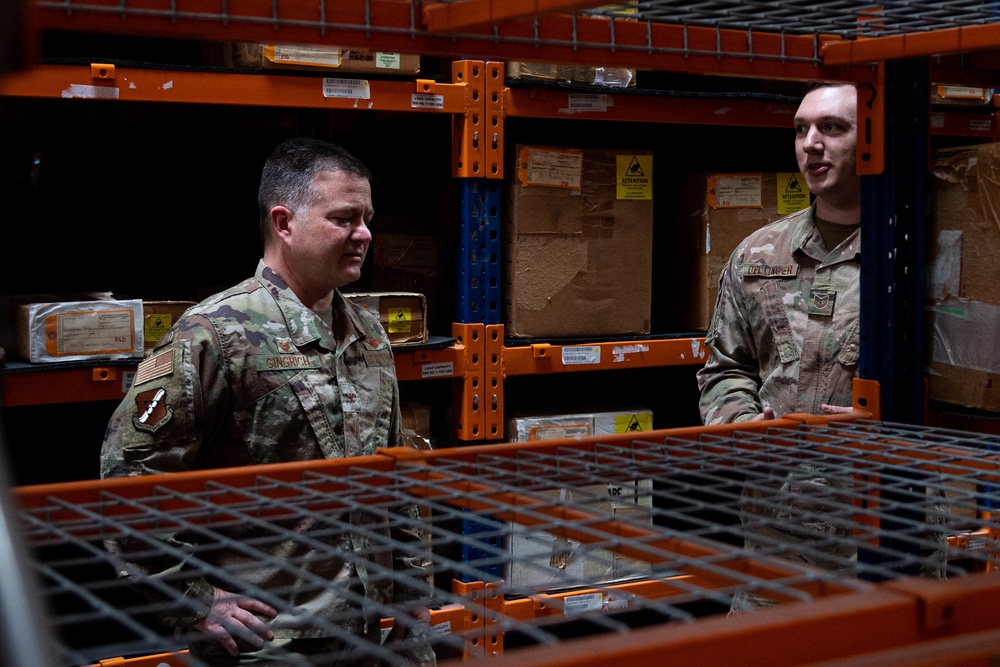 39th ABW command team visits 39th LRS