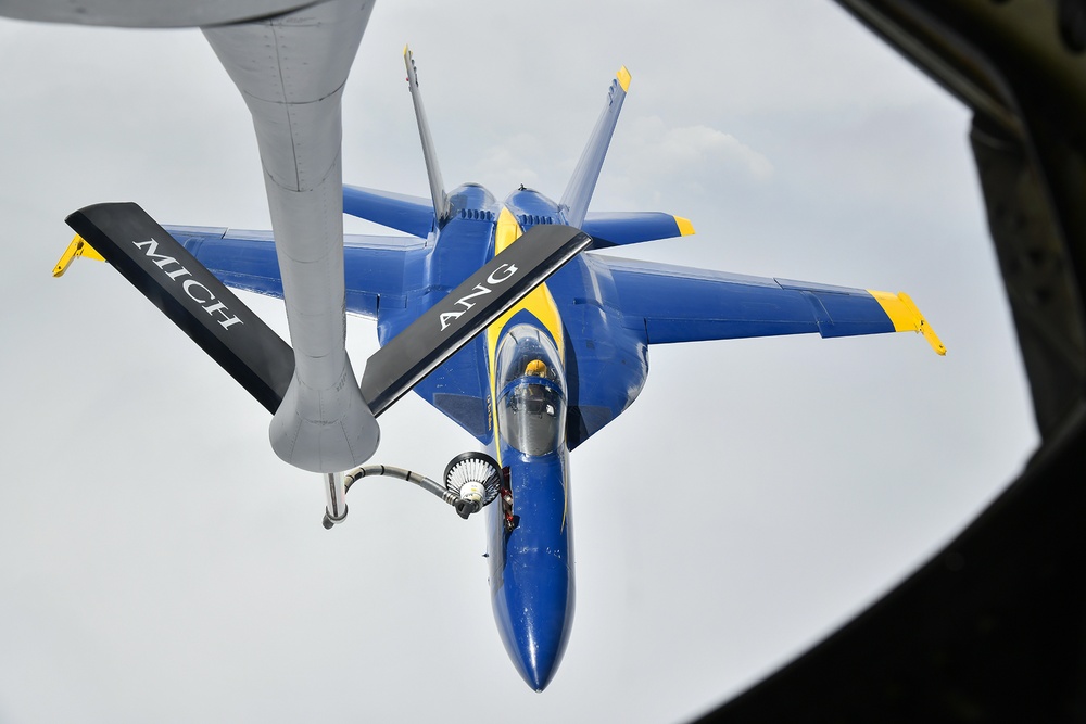 127th Wing Brings Blue Angels to Thunder Over Michigan