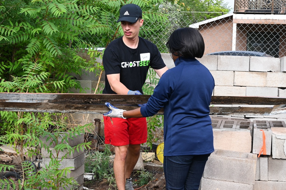 377th CPTS/WSA Volunteer with Habitat For Humanity