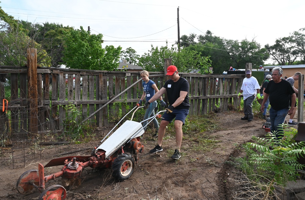 377th CPTS/WSA Volunteer with Habitat For Humanity