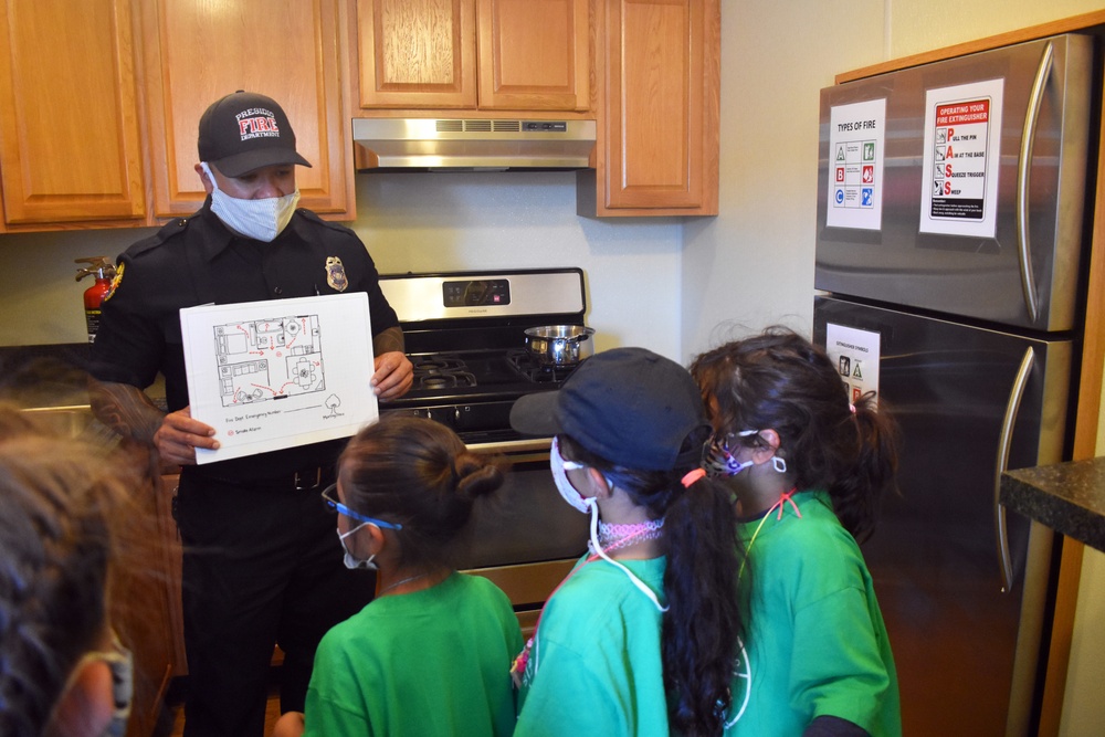 Presidio of Monterey Fire Department teaches Cub Scouts about fire safety