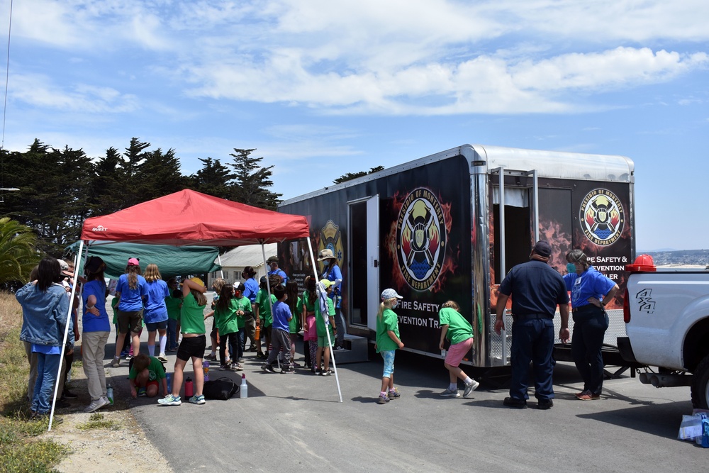 Presidio of Monterey Fire Department teaches Cub Scouts about fire safety