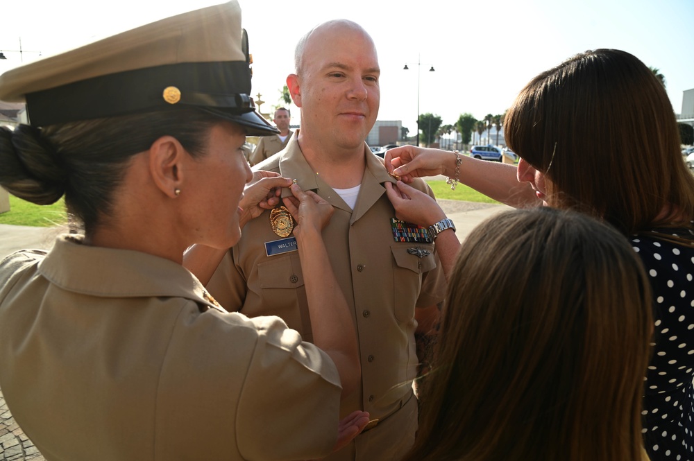 NAS Sigonella Senior Chief Petty Officer Pinning Ceremony
