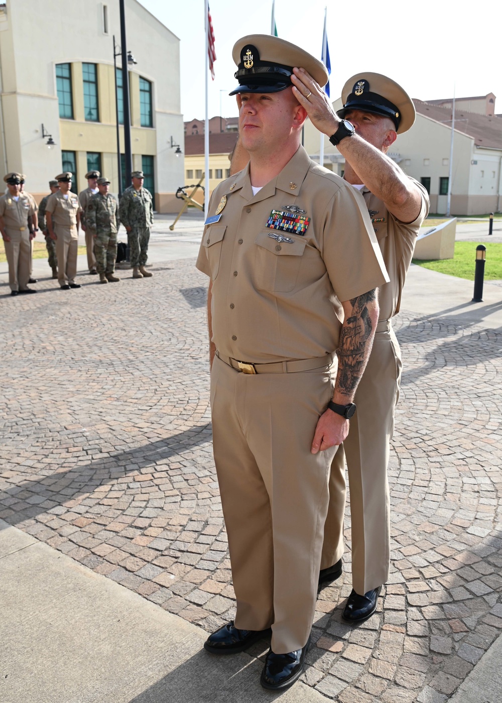 NAS Sigonella Senior Chief Petty Officer Pinning Ceremony