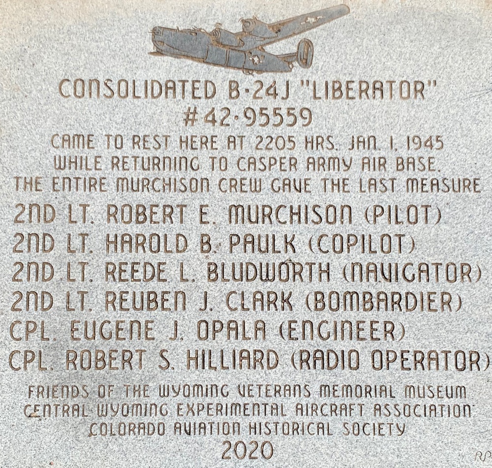 Military Honors held for crew of World War II B-24 Liberator