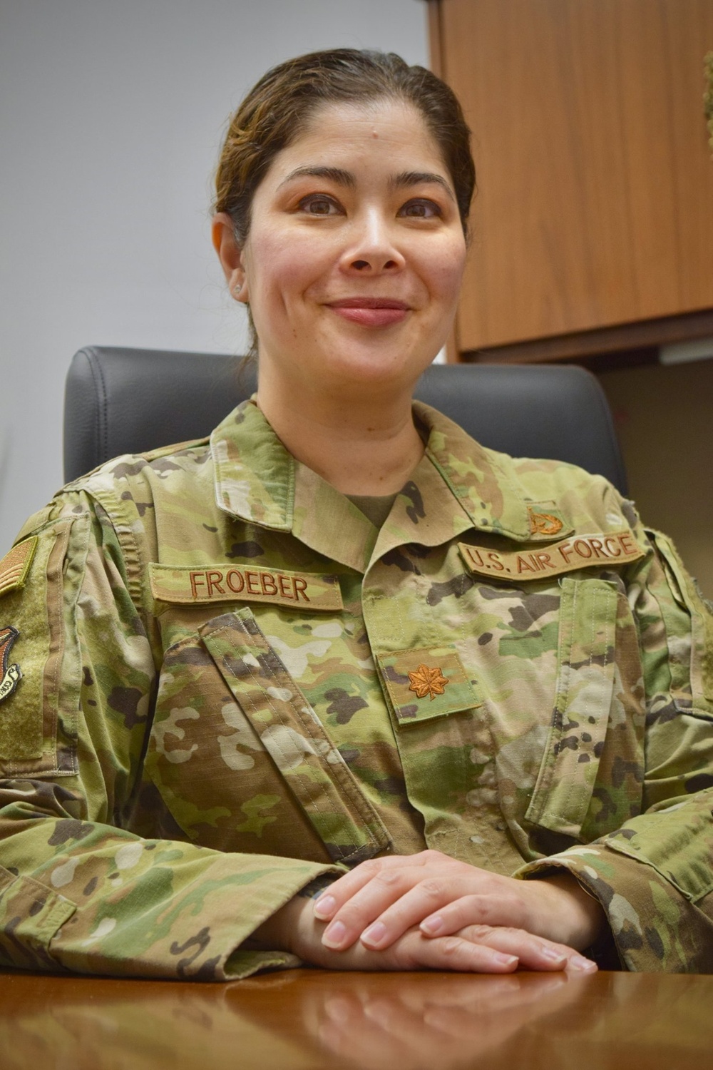 Maj. Christine Froeber awarded the Air Force Commendation Medal