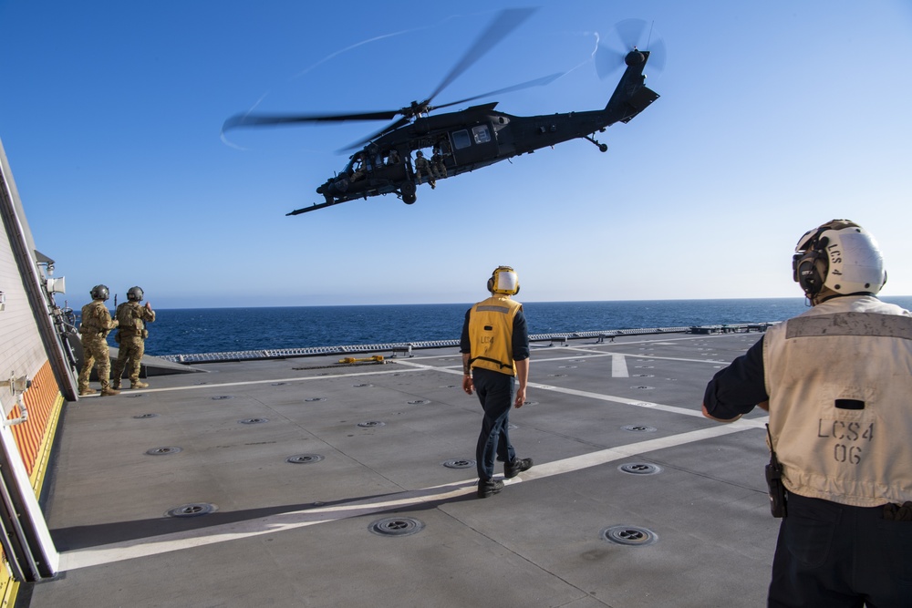 USS Coronado (LCS 4) and 160th SOAR DLQs