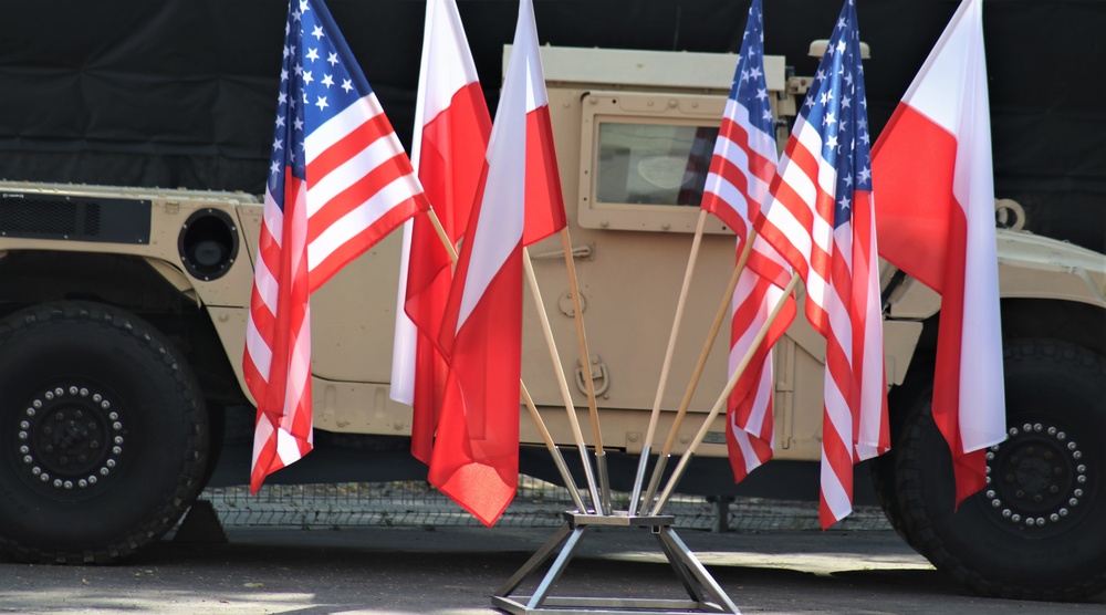 V CORPS Forward officially arrives in Poznan, Poland