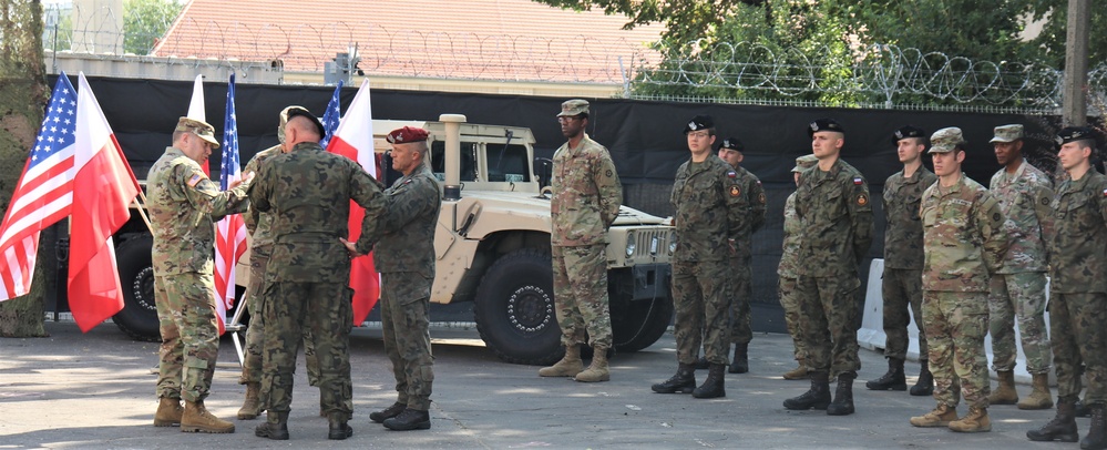 V CORPS Forward officially arrives in Poznan, Poland