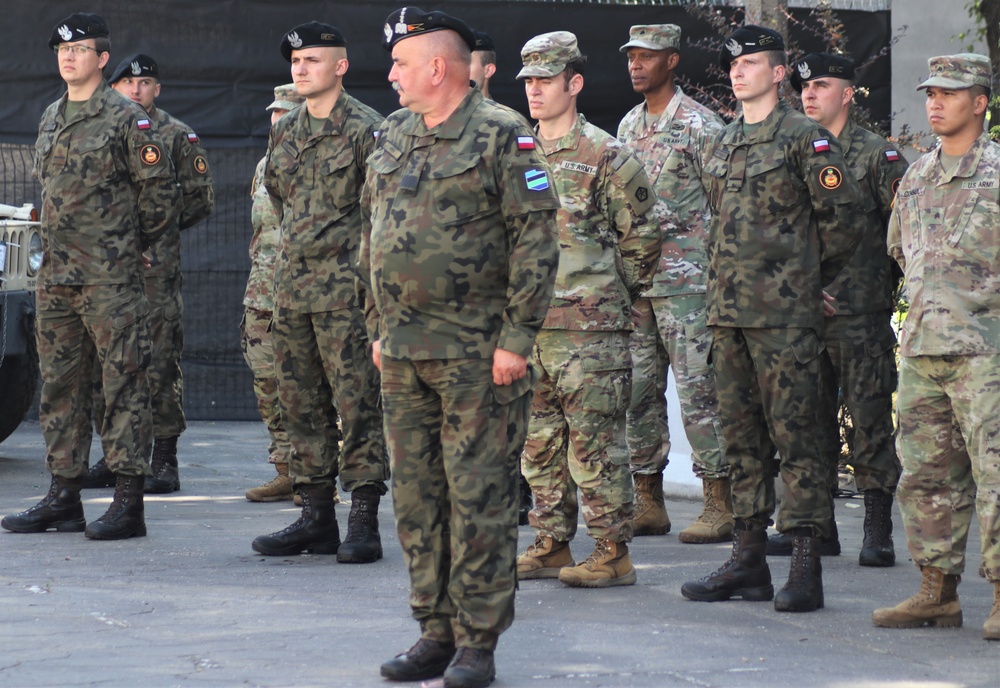 V CORPS Forward officially arrives in Poznan, Poland