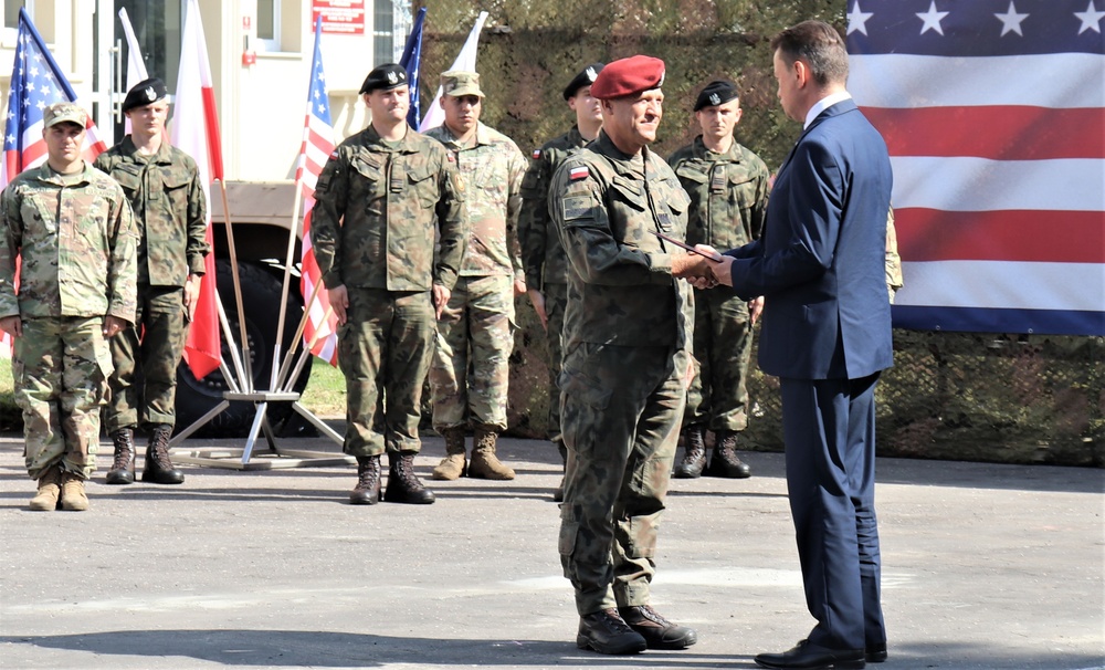 V CORPS Forward officially arrives in Poznan, Poland