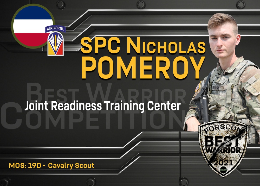 2021 FORSCOM Best Warrior Competition - SPC Nicholas Pomeroy, JRTC