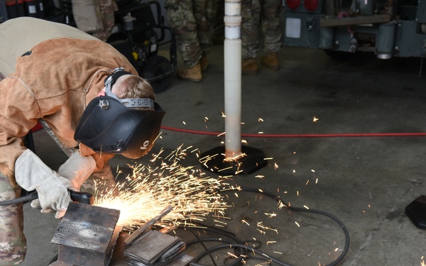 161st CES readiness training in NC
