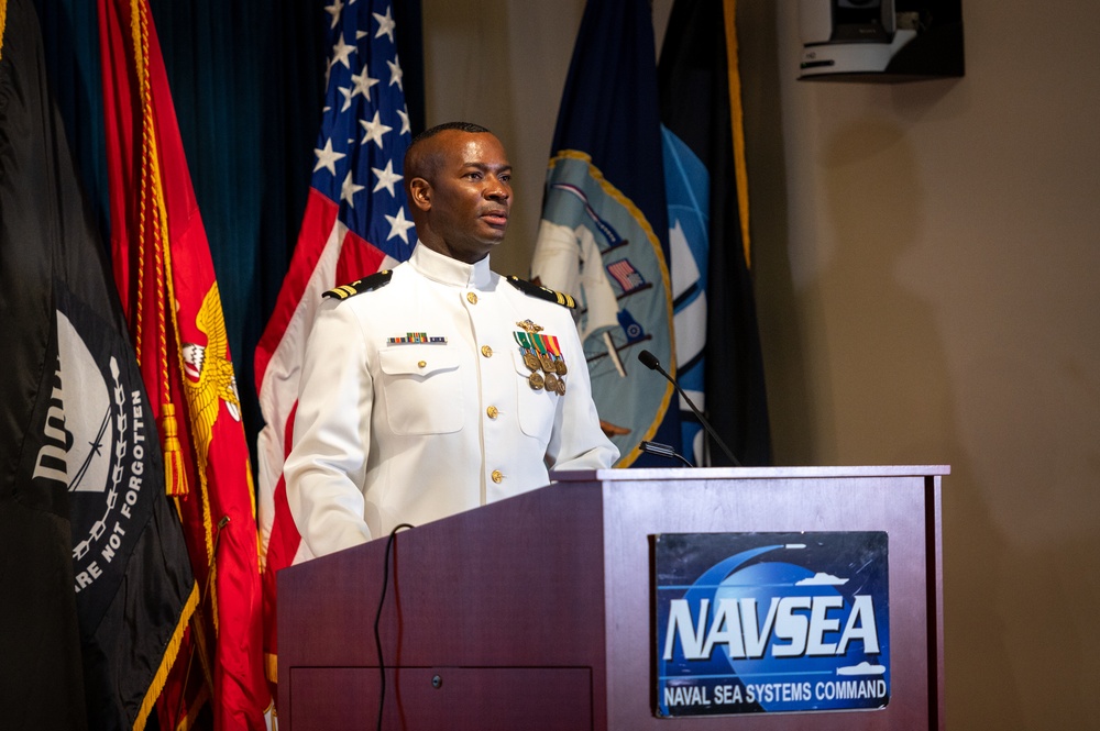 Lt. Cmdr. Takana Jefferson promotion ceremony