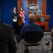 Pentagon Press Secretary holds joint press briefing with Pentagon Force Projection Agency police chief