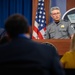 Pentagon Press Secretary holds joint press briefing with Pentagon Force Projection Agency police chief