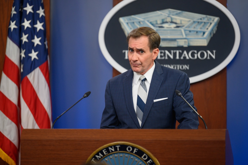 DVIDS - Images - Pentagon Press Secretary holds joint press briefing ...