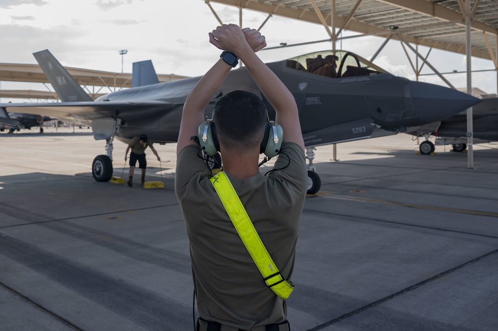 F-35 pilots ‘punish’ blue air