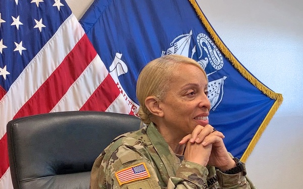 Col. Lisa Lamb interviewed for TV