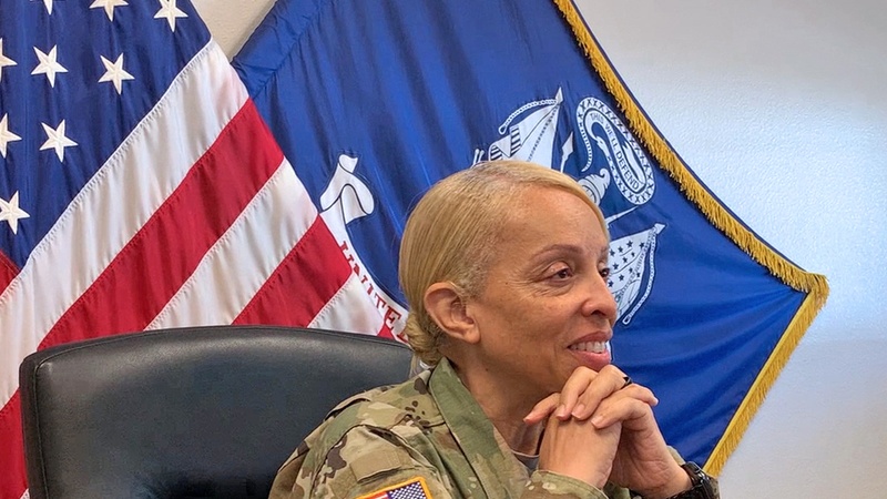 Col. Lisa Lamb interviewed for TV