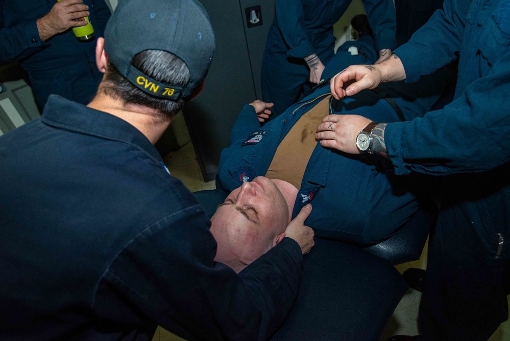 USS Ronald Reagan (CVN 76) General Quarters Drill